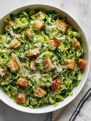 Brussels Sprout Caesar Salad Recipe