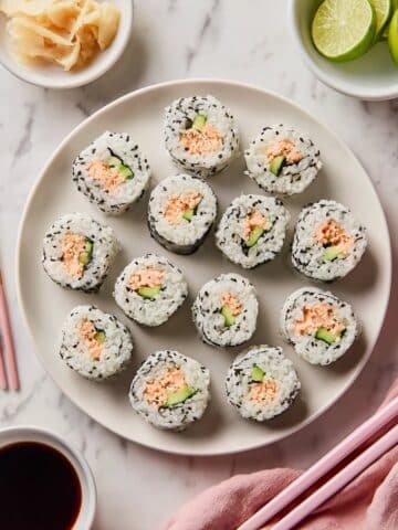 Spicy Crab Sushi Roll (Kani Sushi) Recipe