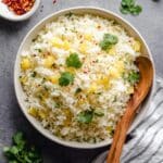 Pineapple Rice with Lime and Cilantro Recipe