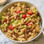 Cheeseburger Pasta Salad Recipe