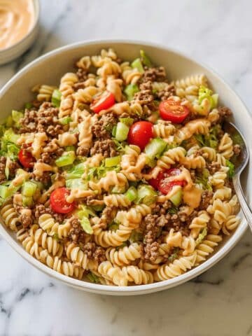 Cheeseburger Pasta Salad Recipe