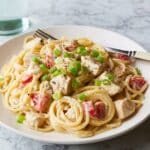 Creamy Chicken Spaghetti with Rotel Tomatoes Recipe