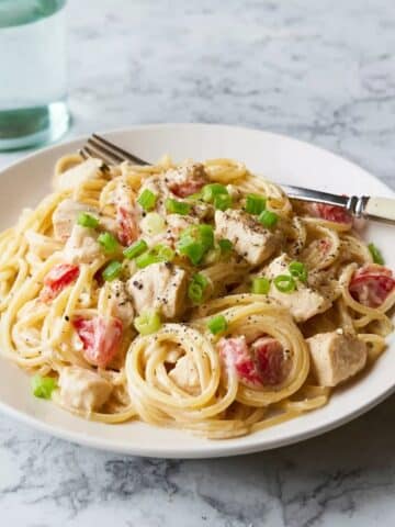 Creamy Chicken Spaghetti with Rotel Tomatoes Recipe