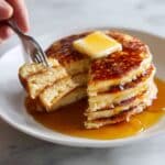 Fluffy Pancakes with Berries and Cream Recipe