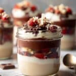 Dubai Chocolate Strawberry Parfaits Recipe
