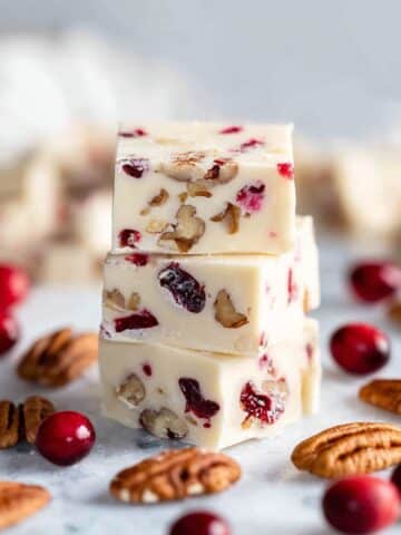 White Chocolate Cranberry Pecan Fudge Recipe