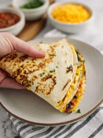 Chicken and Black Bean Quesadillas Recipe