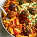 Meatball Pasta Bake {30 Minute Meal} Recipe
