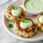 Chicken Zucchini Poppers with Cilantro-Mayo Dipping Sauce Recipe