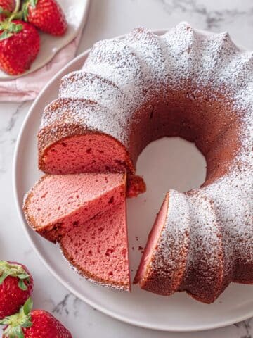 Strawberry Cream Cheese Pound Cake Recipe