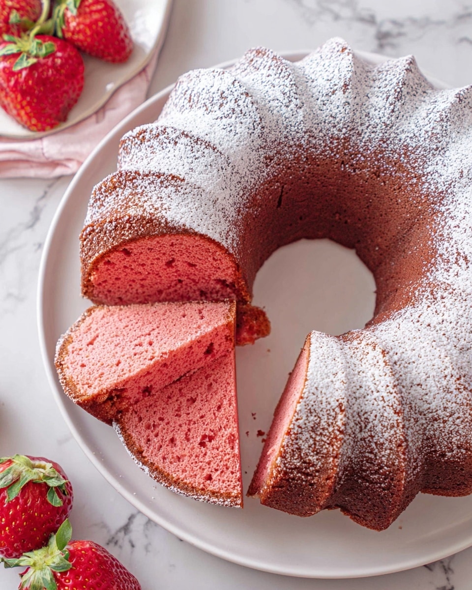 Strawberry Cream Cheese Pound Cake – Irresistibly Moist & Delicious