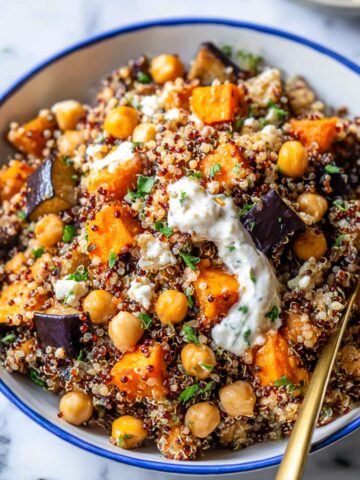Easy Chickpea Shawarma Bowl with Roasted Vegetables Recipe