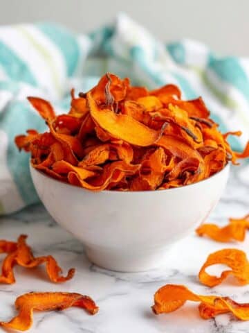 Baked Carrot Chips Recipe