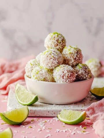 No-Bake Coconut Lime Energy Bites Recipe