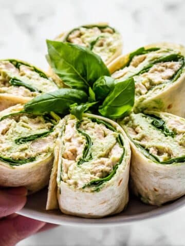 Simple Pesto Chicken Salad - 3 Ingredients Recipe