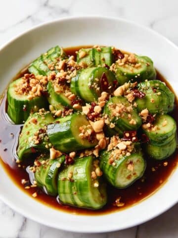 Easy & Quick Spicy Asian Cucumber Salad Recipe