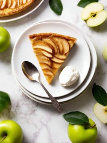 Easy French Apple Tart (Tarte Fine Aux Pommes) Recipe