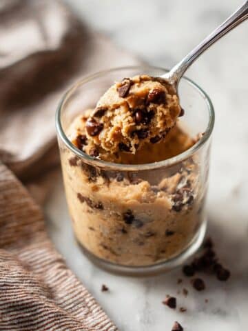 Healthy Chocolate Chip Mug Cookie Recipe