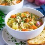 Instant Pot Chicken Vegetable Soup Recipe