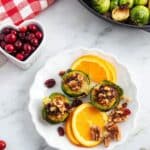 Cranberry Brussels Sprouts with Walnuts Recipe