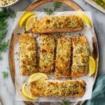 Baked Salmon with Panko-Dill Crust Recipe