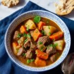 Slow Cooker Beef Stew with Potatoes, Carrots, and Herbs Recipe