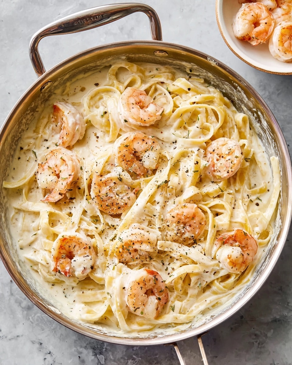 Shrimp Alfredo Pasta Recipe - Recipe Image