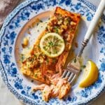 Baked Lemon Garlic Salmon Recipe