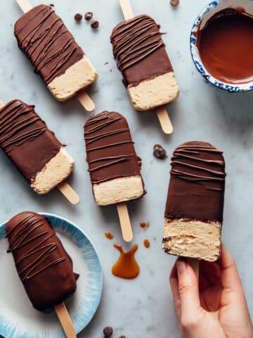 Chocolate Peanut Butter Vegan Ice Cream Bars Recipe