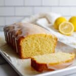 Lemon Yogurt Loaf Cake with Olive Oil Recipe