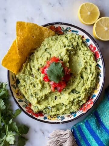 Creamy Cilantro Lime Guacamole with a Kick Recipe