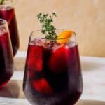Non-Alcoholic Hibiscus and Thyme Sangria Recipe