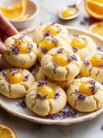 Lemon Lavender Thumbprint Cookies Recipe