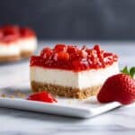 No-Bake Strawberry Cheesecake Bars Recipe