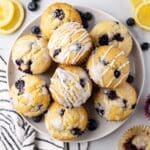 Lemon Blueberry Muffins With Lemon Glaze Recipe