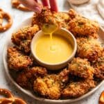 Pretzel Chicken Bites with Honey Mustard Dip Recipe