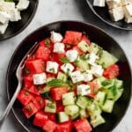 Watermelon Salad with Feta, Cucumber, and Mint Recipe