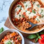 Skillet Stuffed Peppers (One Pot) Recipe
