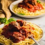 Sunday Sauce with Short Ribs, Sausage, and Meatballs Recipe