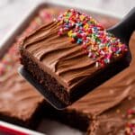 Easy Chocolate Sheet Cake with Fudge Frosting Recipe