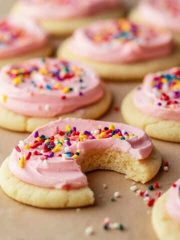 Soft Frosted Sugar Cookies Recipe