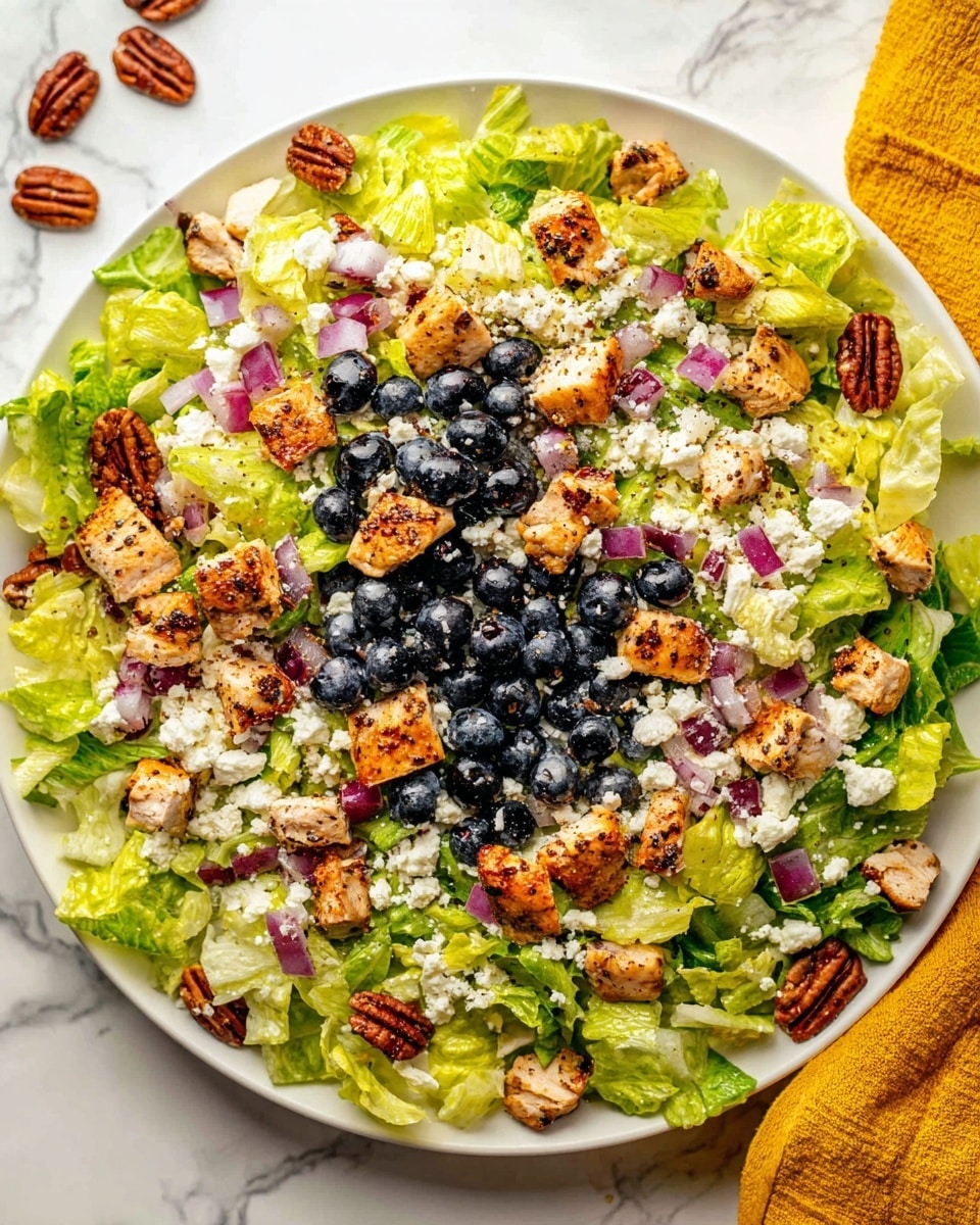 Blueberry Chicken Chopped Salad Recipe - Recipe Image