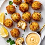 Crab Cake Poppers with Spicy Aioli Recipe