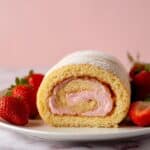 Strawberry Swiss Cake Roll Recipe