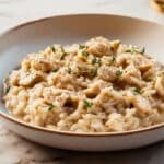 Roasted Chicken Risotto with Caramelized Onions and Balsamic Recipe