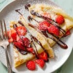 Crêpes with Strawberries and Chocolate Recipe