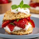 Strawberry Shortcakes with Whipped Labneh and Fresh Mint Recipe