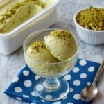 Creamy Pistachio Gelato with Crushed Pistachios Recipe