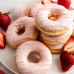 Baked Strawberry Donuts Recipe