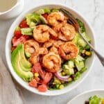 Grilled Shrimp Salad with Honey Lime Vinaigrette Recipe
